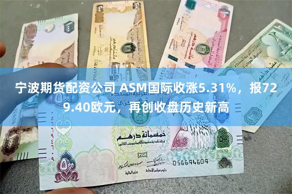 宁波期货配资公司 ASM国际收涨5.31%，报729.40欧元，再创收盘历史新高