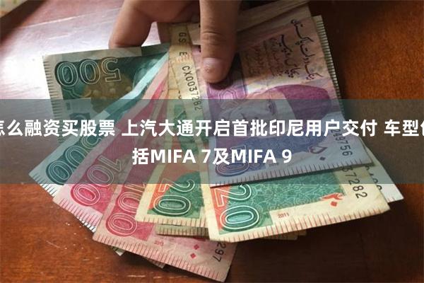 怎么融资买股票 上汽大通开启首批印尼用户交付 车型包括MIFA 7及MIFA 9